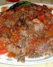 Zoom sur le Iskender Kebap