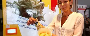 Des frites en distributeur automatique