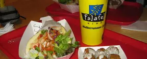 Falafel King - Boulder, Colorado: Shawarma et falafel