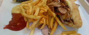 Kebab - La porte St Denis à Paris