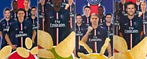 Yohan Cabaye (PSG) prête son image pour des chips goût kebab